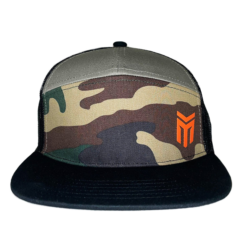 Camo (Power M) 7-Panel-Cap